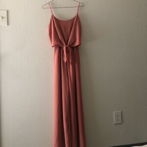 Coral color jumpsuit